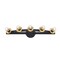Designers Fountain Harmoni 24.25 in. 5-Light Matte Black Vanity Light with Brushed Gold Disk Accents for Bathrooms D313C-5B-MB - alternate 9